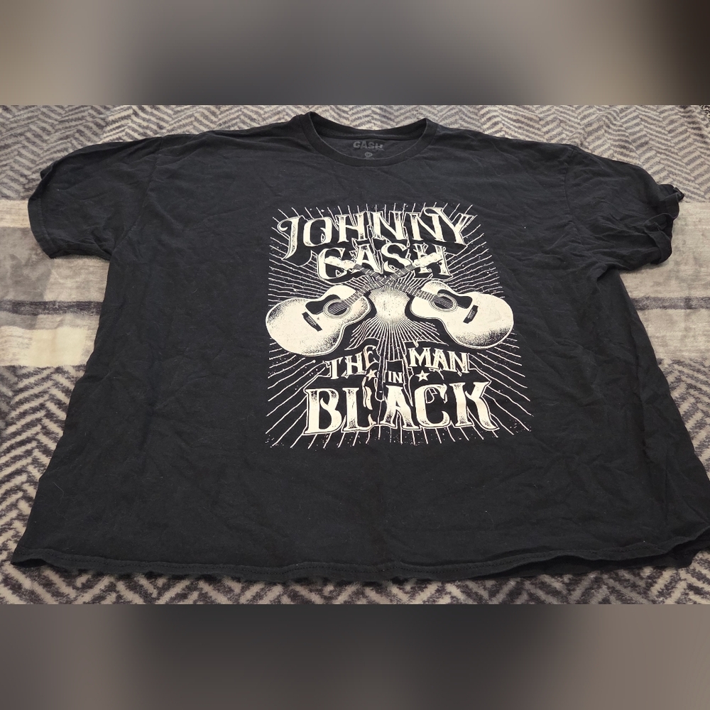 Johnny Cash Black Graphic Tee